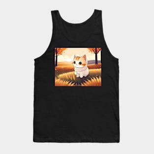 Cartoon Cat Tank Top